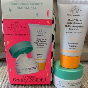 Drunk Elephant Minis Duo in Coral Pink, Mint Green & Orange